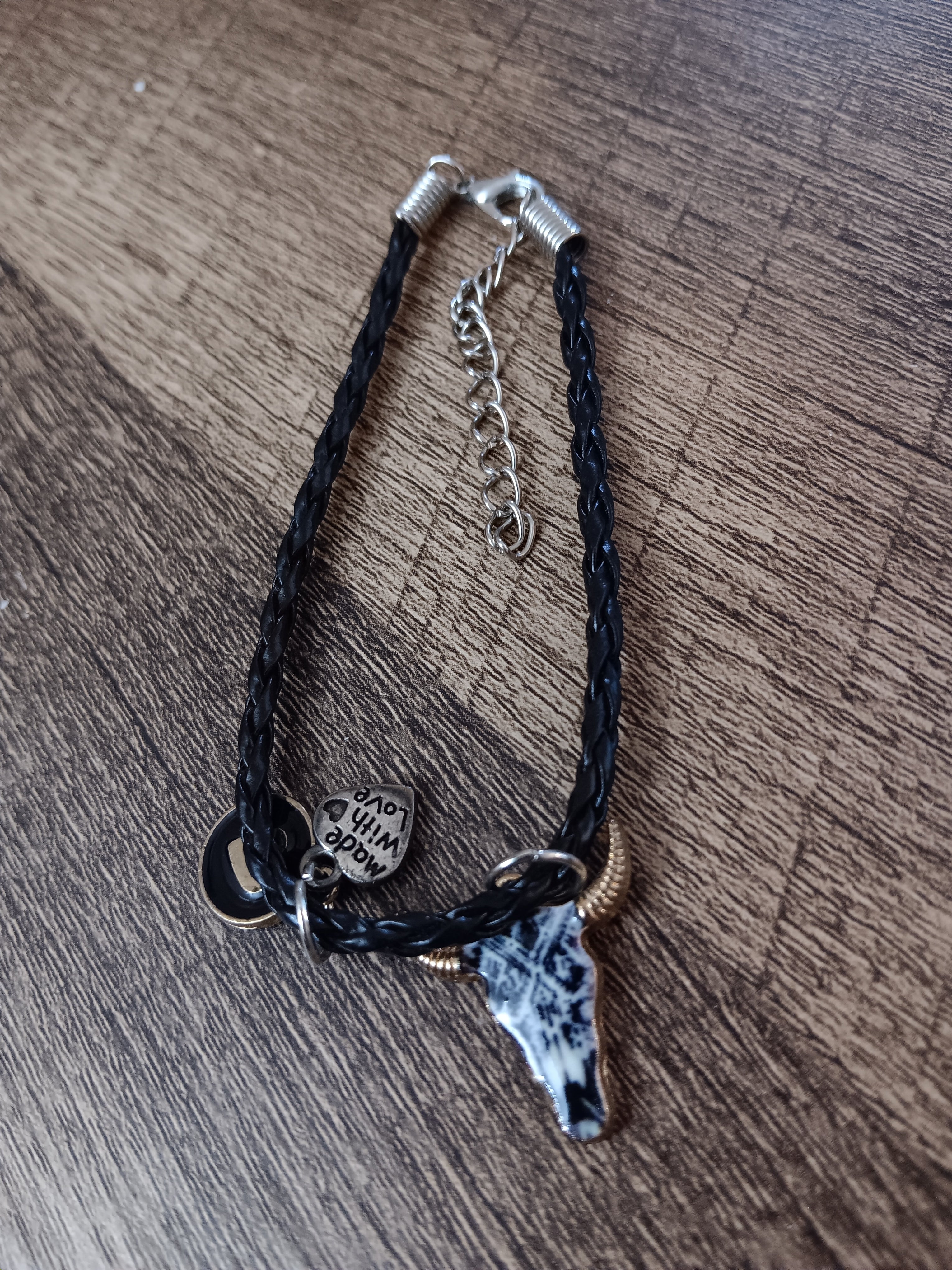 Faux Leather Braided Bracelet