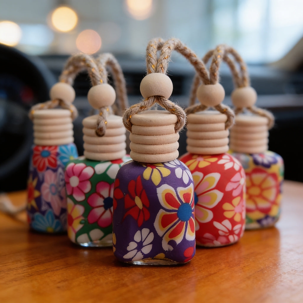 LIMITED ADDITION CAR AIR FRESHENER DIFFUSSERS - HIPPY STYLE