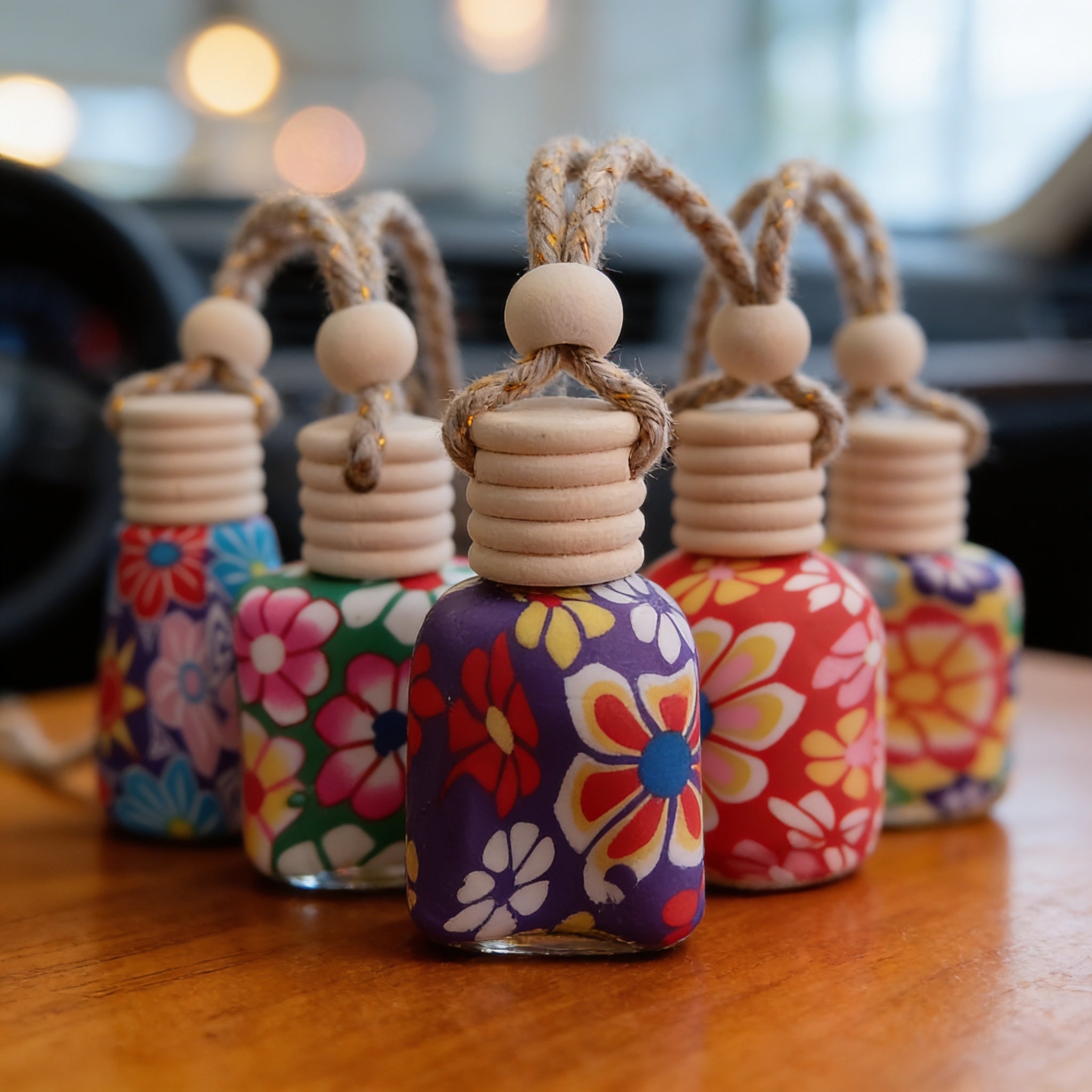 LIMITED ADDITION CAR AIR FRESHENER DIFFUSSERS - HIPPY STYLE