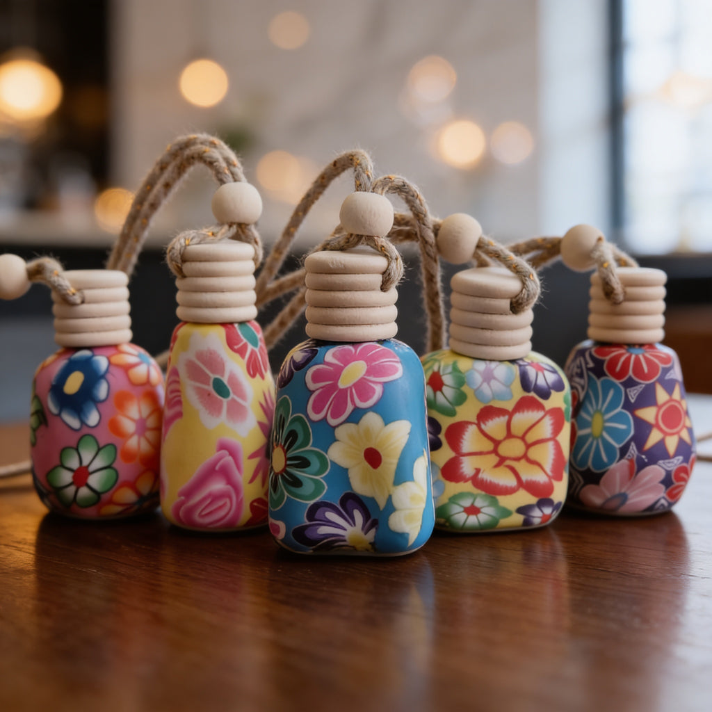 LIMITED ADDITION CAR AIR FRESHENER DIFFUSSERS - HIPPY STYLE
