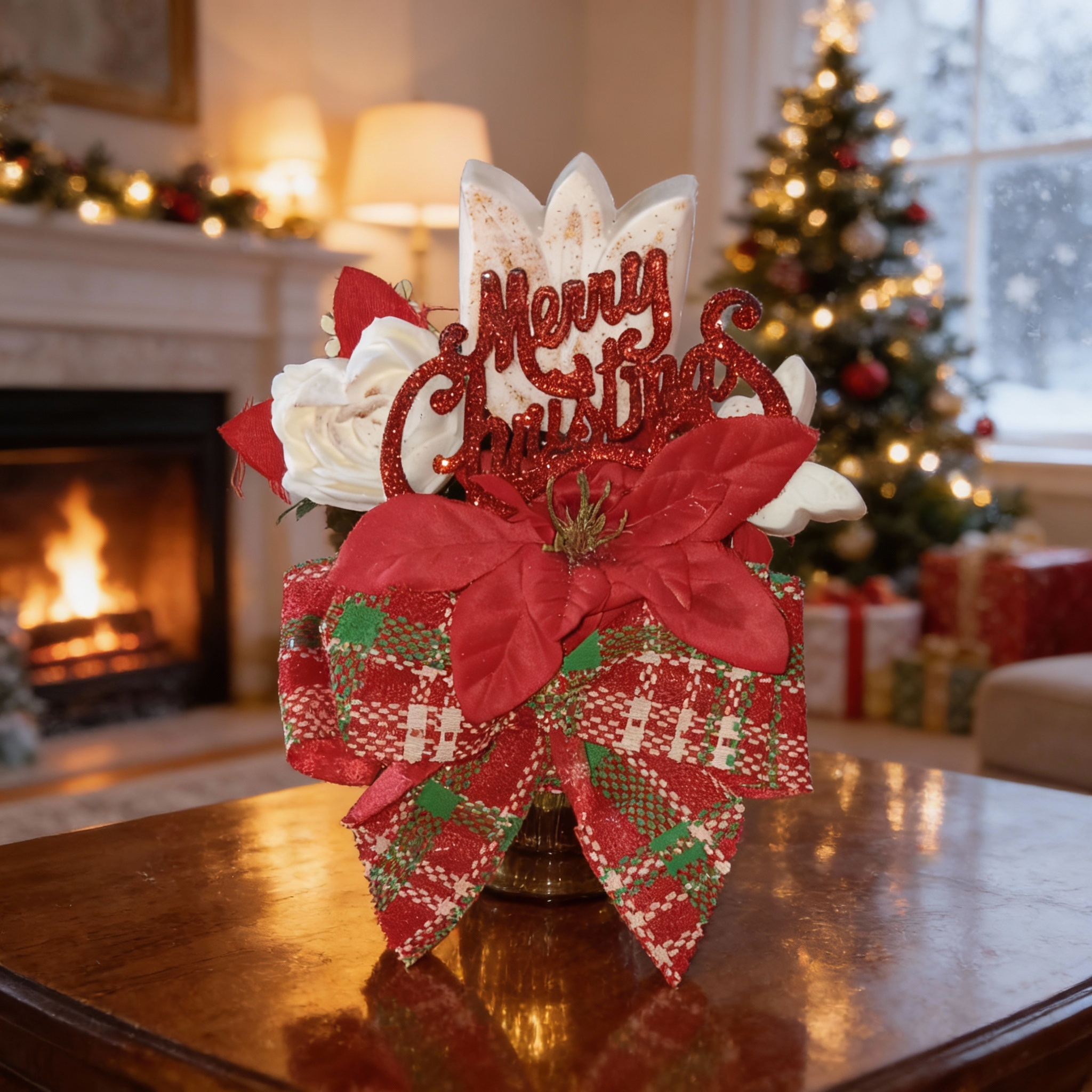 Customized 100% Soy Wax Flower Bouquets